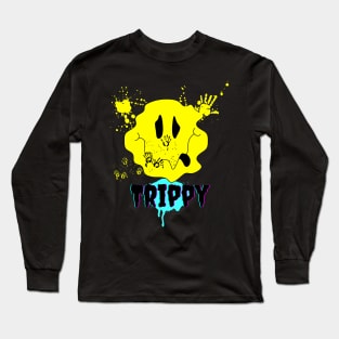 trippy smiley Long Sleeve T-Shirt